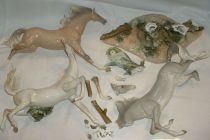 Lladro Horses Figurine