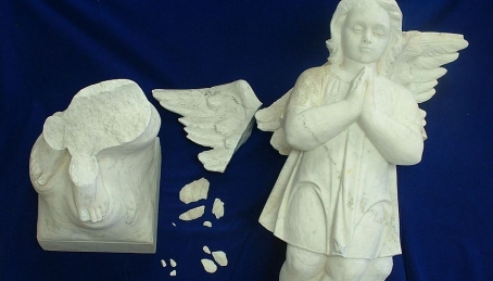 Marble Angel Statue restoration